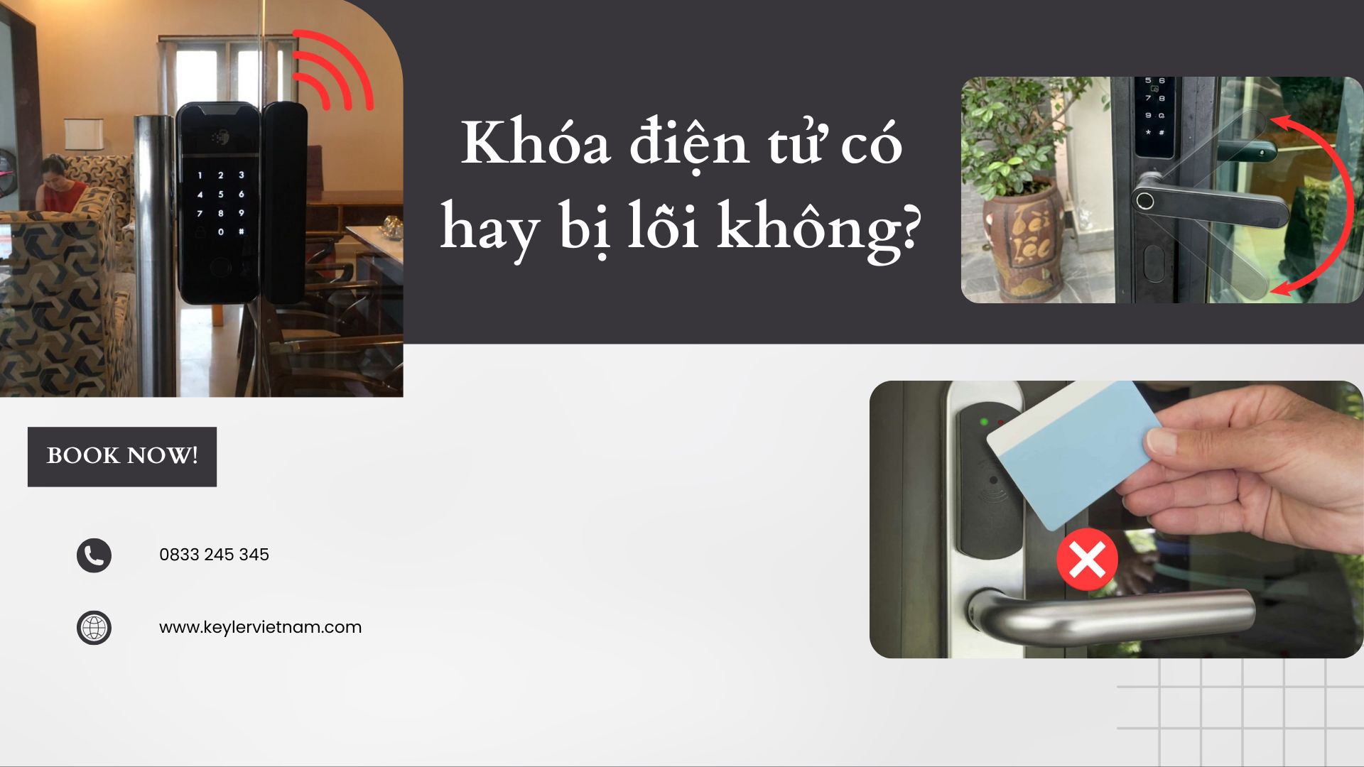 🔒 KHÓA ĐIỆN TỬ CÓ HAY BỊ LỖI KHÔNG? 👉 GIẢI ĐÁP TỪ SIKER VIỆT NAM